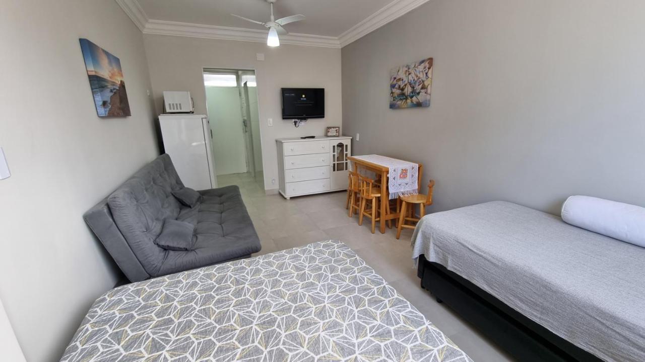 Appartamento Apartamento Kit Praia Grande Na Guilhermina Frente Mar Esterno foto