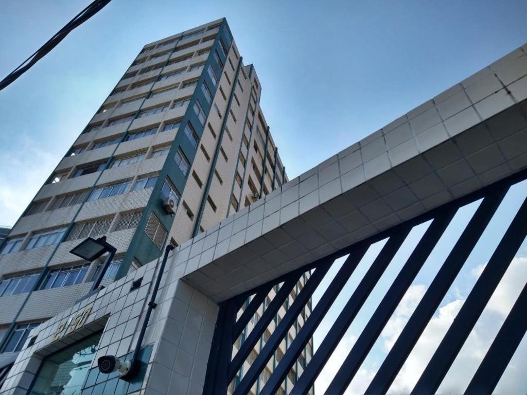 Appartamento Apartamento Kit Praia Grande Na Guilhermina Frente Mar Esterno foto