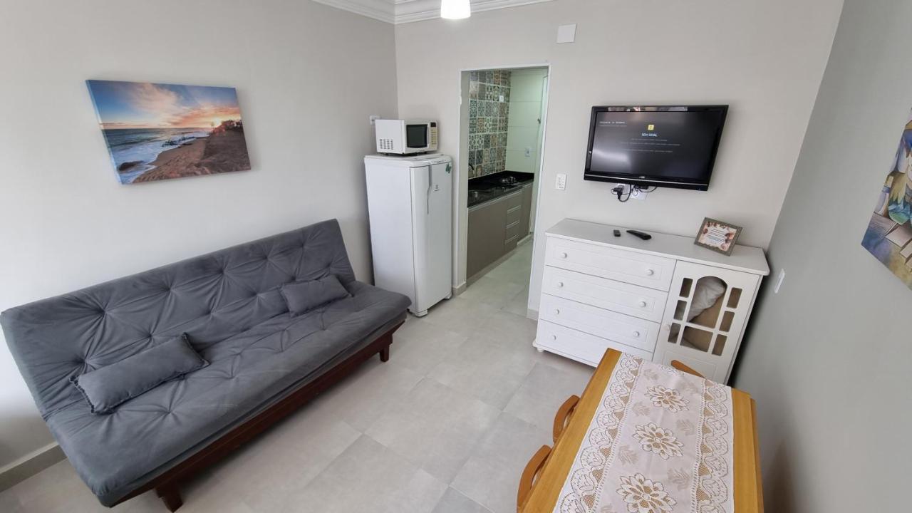 Appartamento Apartamento Kit Praia Grande Na Guilhermina Frente Mar Esterno foto