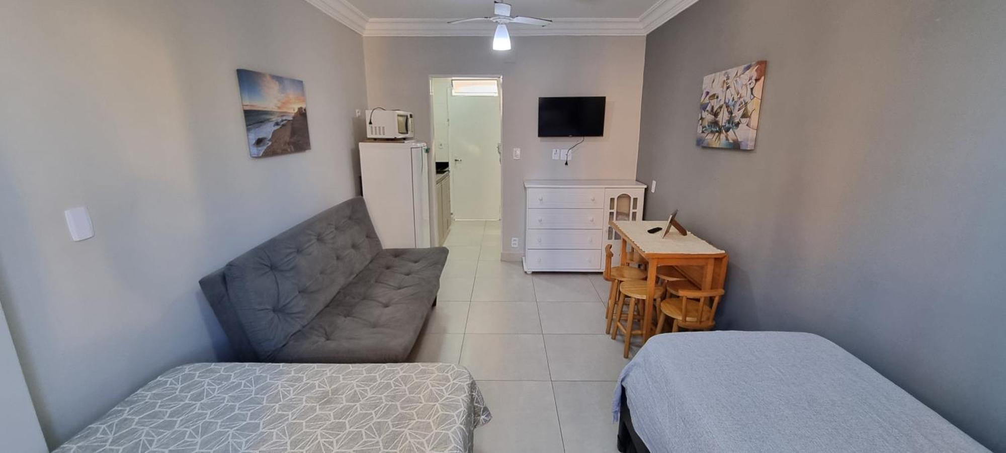 Appartamento Apartamento Kit Praia Grande Na Guilhermina Frente Mar Esterno foto